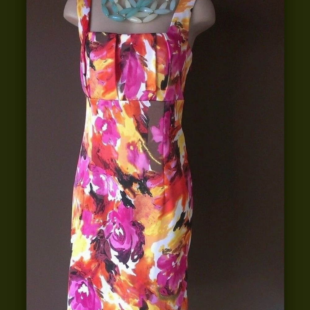 Ronnie Nicole Multi Color Floral dress
